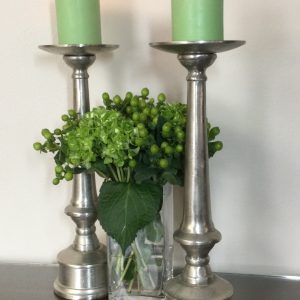 Pewter Candlesticks